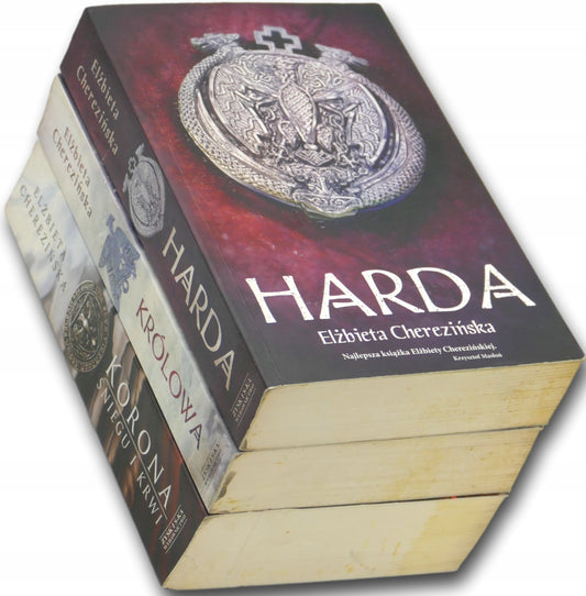 Harda + Królowa + Korona śniegu i krwi - Elżbieta Cherezińska