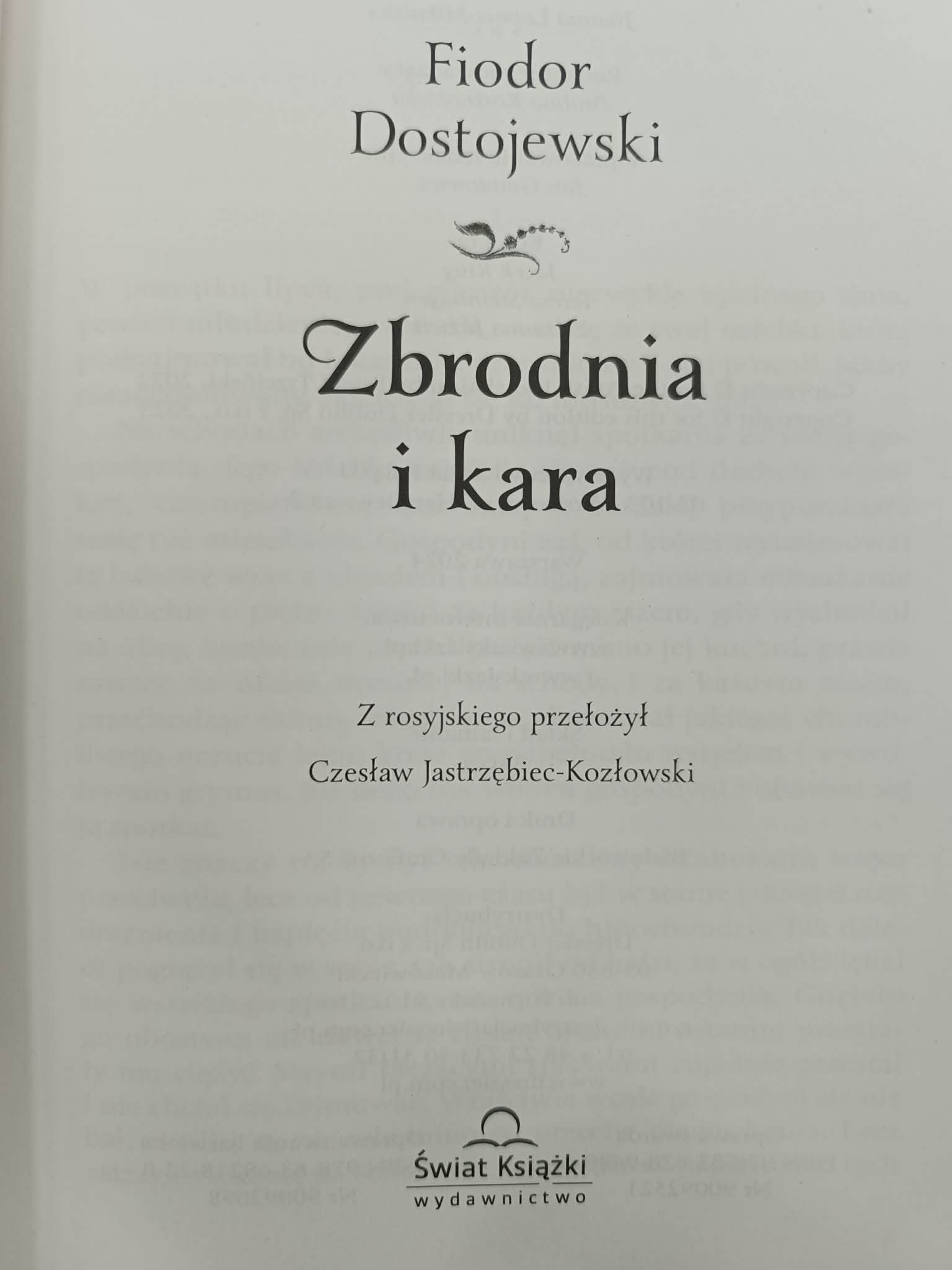 Zbrodnia i kara, Fiodor Dostojewski [książka na prezent]