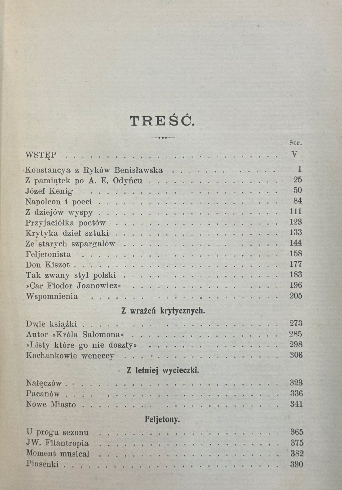 Na marginesie literatury Szkice i wrażenia Czesław Jankowski [1906]