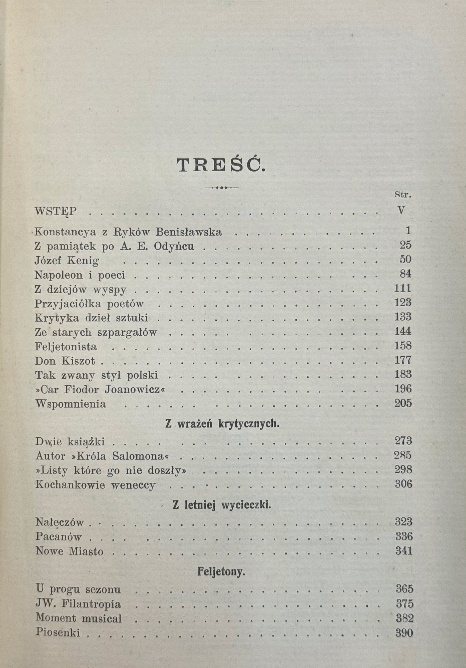Na marginesie literatury Szkice i wrażenia Czesław Jankowski [1906]