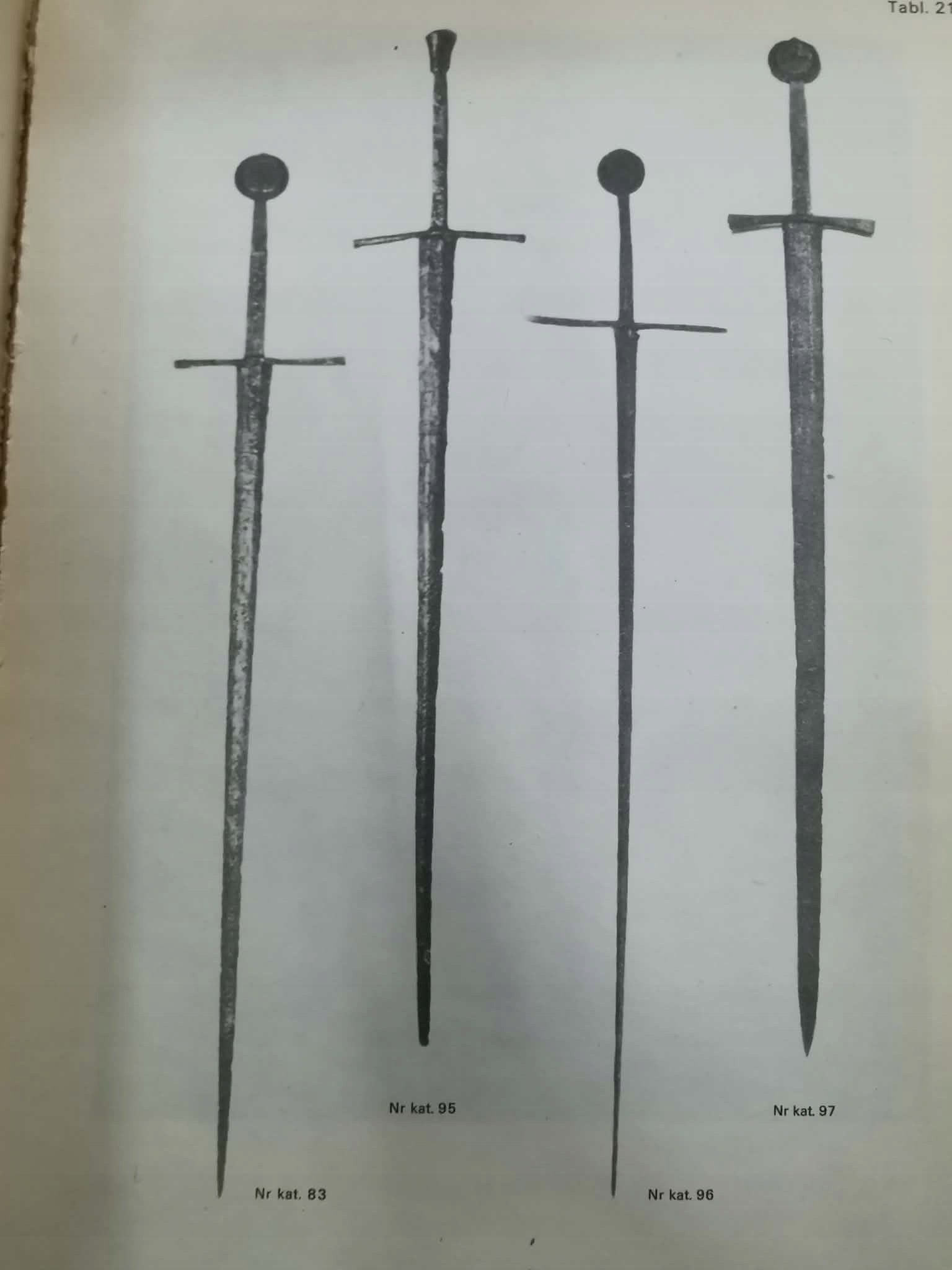 Broń średniowieczna z ziem polskich, katalog 1978