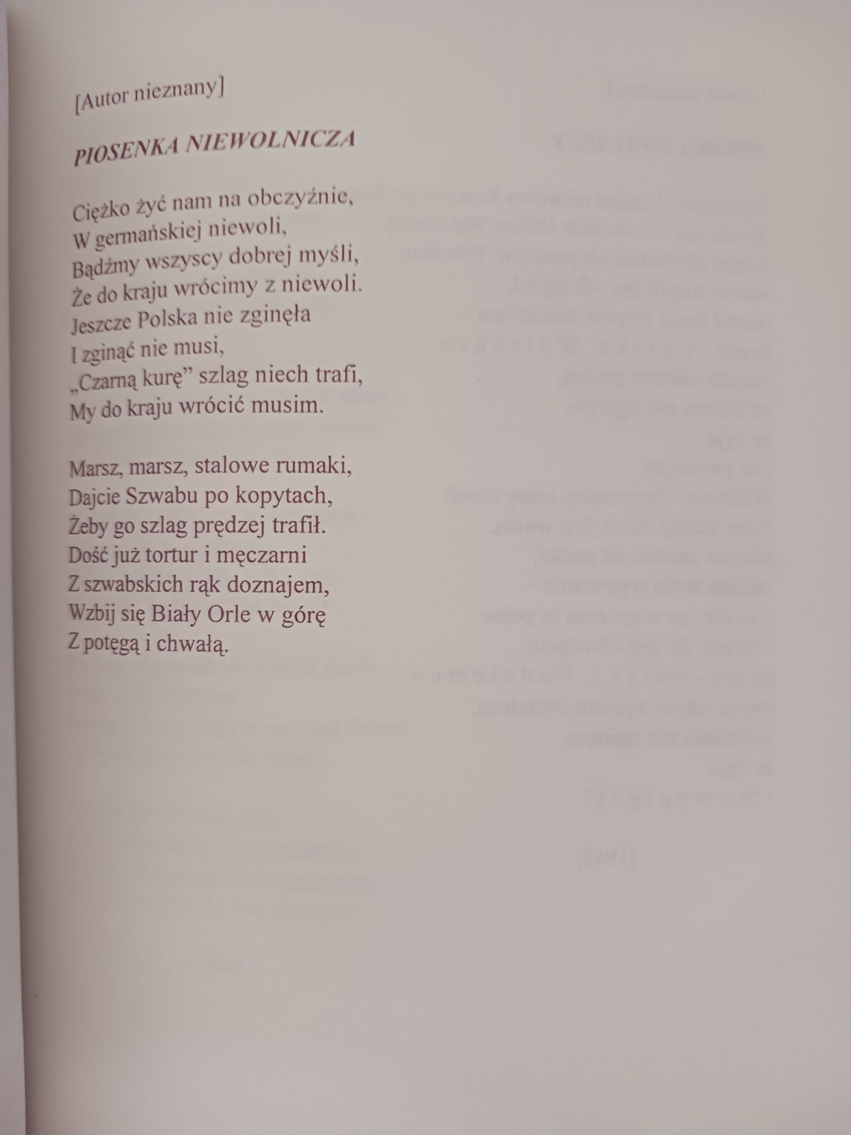 Dwieście lat mazurka w poezji polskiej Wojciech J. Podgórski [DEDYKACJA]