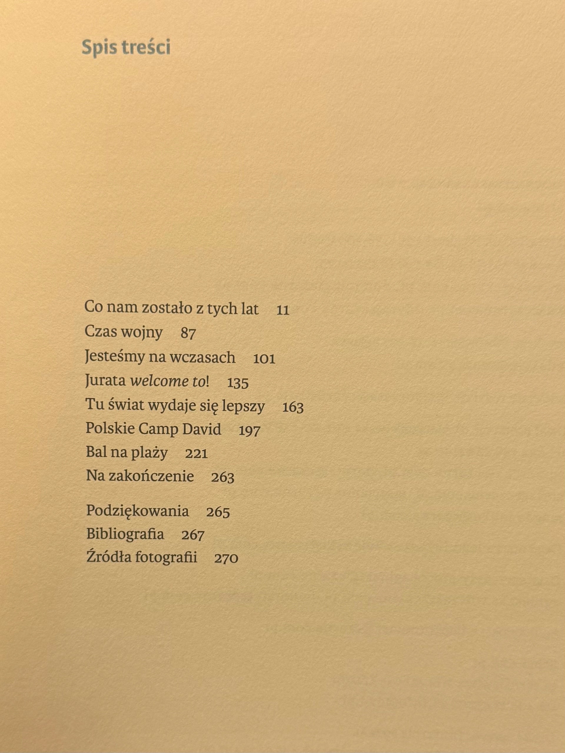 Jurata Cały ten szpas Anna Tomiak
