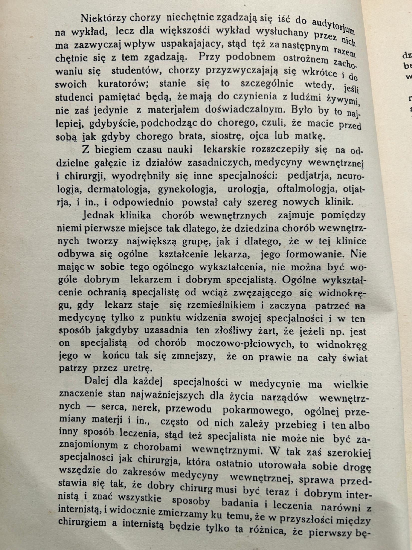 Wykłady kliniczne prof. Kazimierza Bujniewicza [1933 r.]