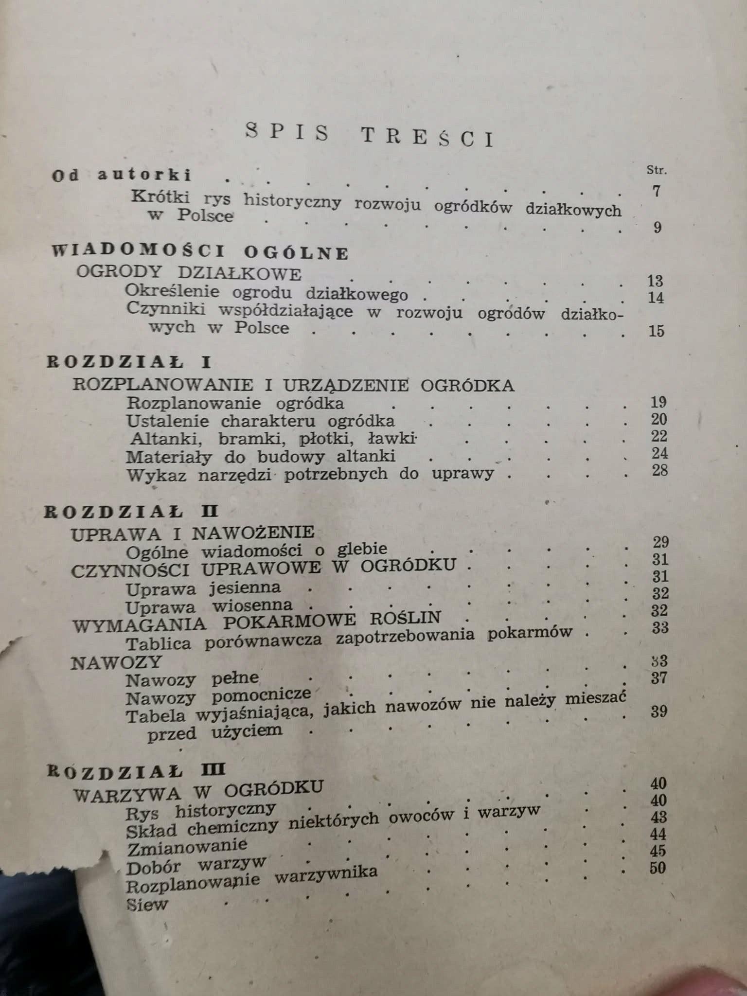 Ogródek Działkowy, inż. M. Kuropatwińska - Kalicka [1947]