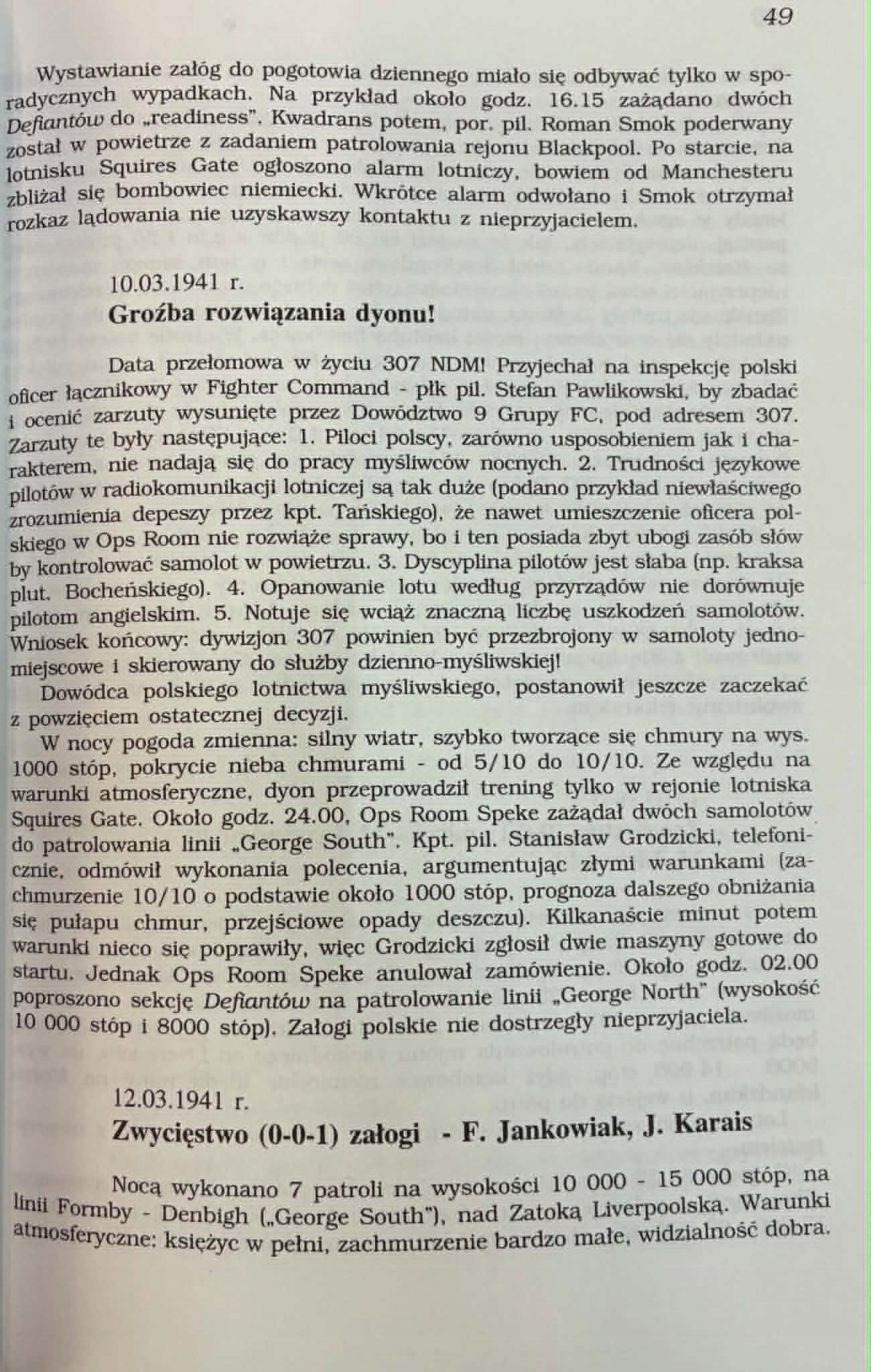 Przez ciemnię nocy Andrzej R. Janczak Dzieje 307 Nocnego Dywizjonu