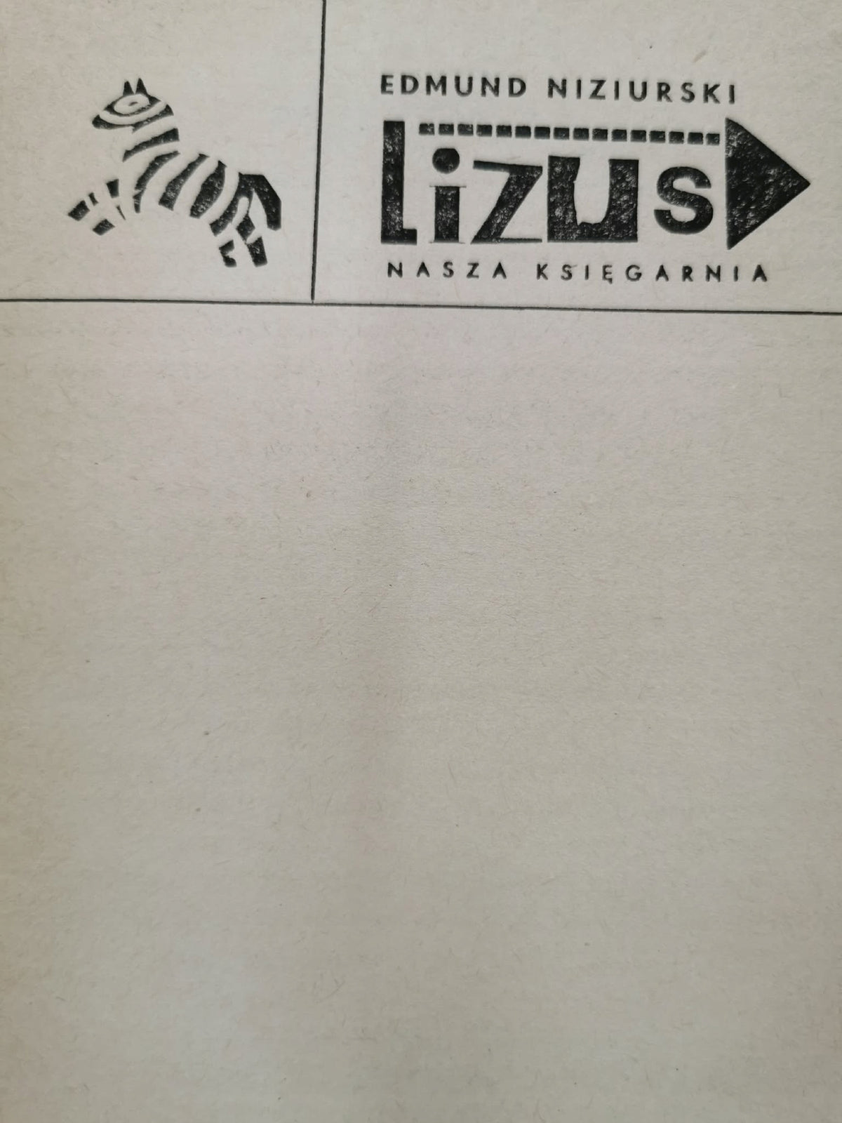 Lizus, Edmund Niziurski [1963]