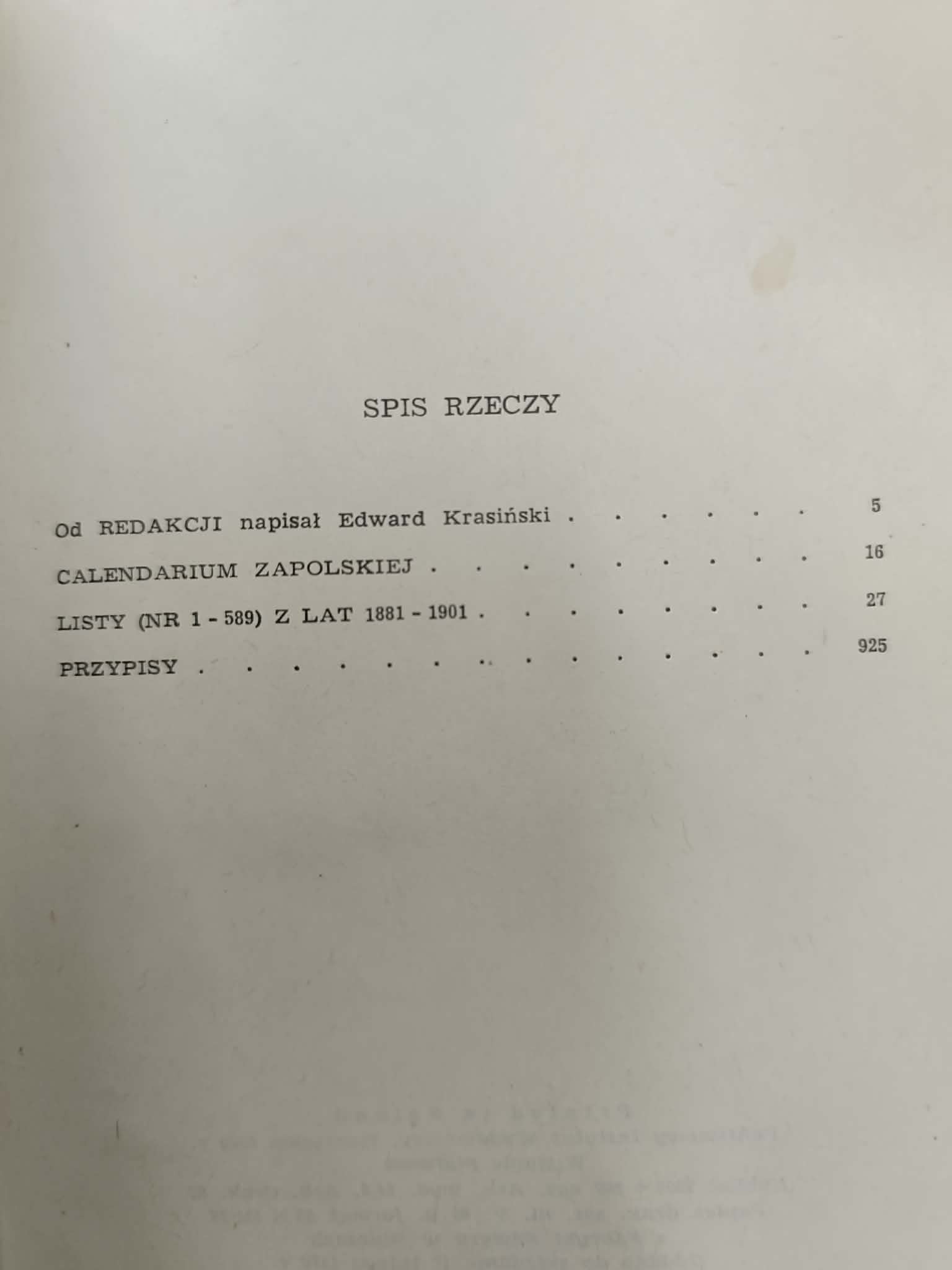Listy Gabrieli Zapolskiej Tom 1-2 [projekt obwoluty: Jan Młodożeniec]