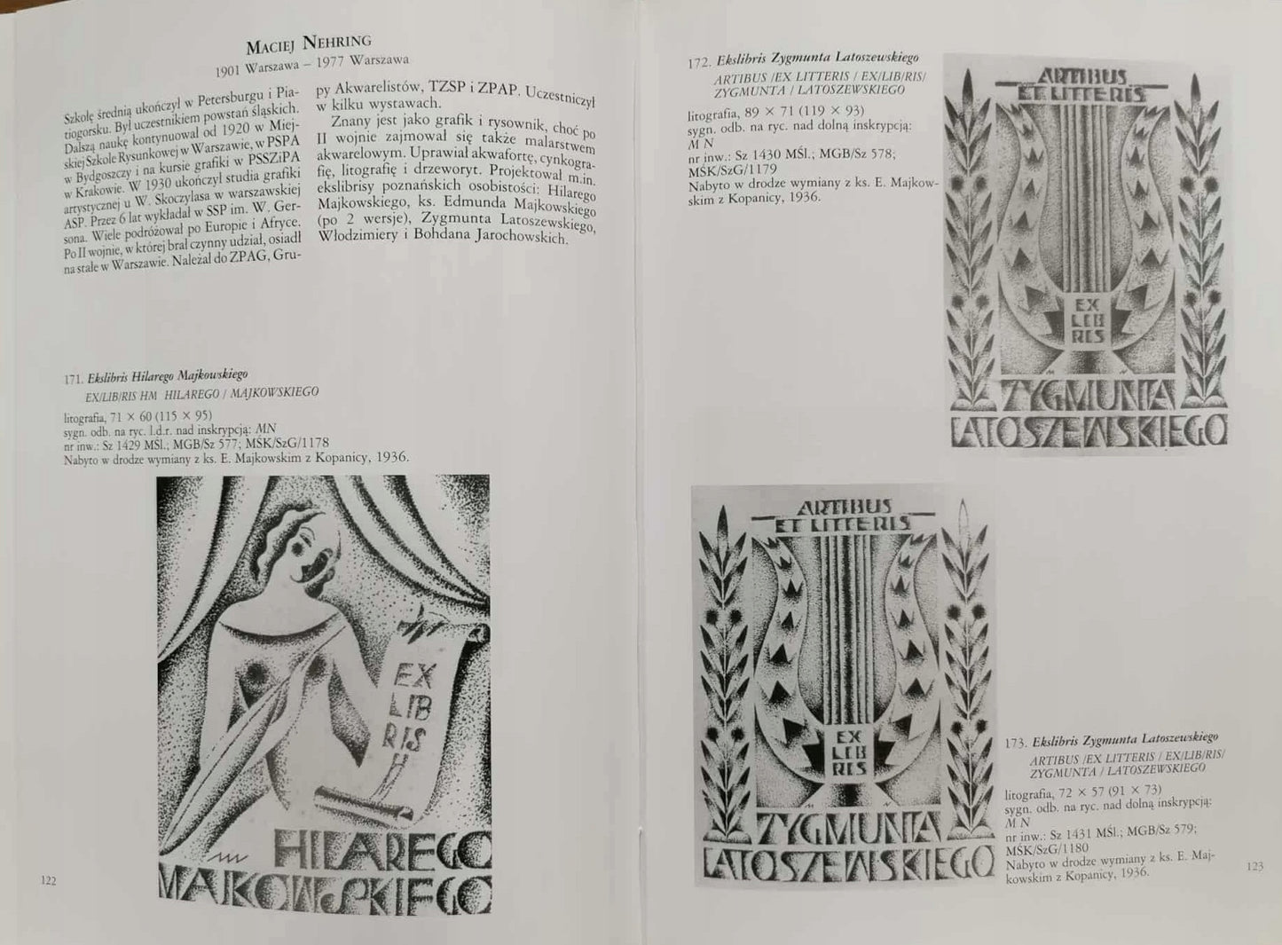 GRAFIKA I RYSUNEK POLSKI 1800 - 1945 KATALOG ZBIORÓW MUZEUM ŚLĄSKIEGO
