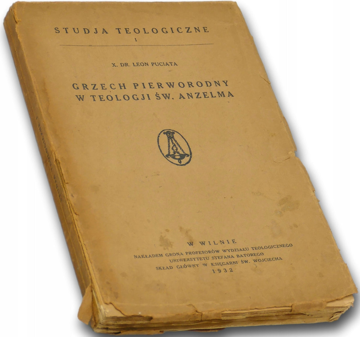 Grzech pierworodny w teologii św. Anzelma ks. Leon Puciata