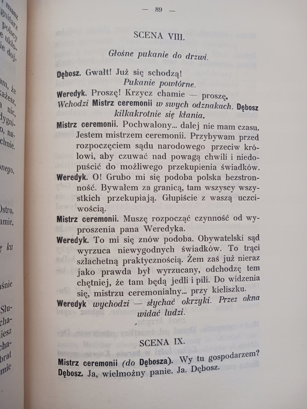 Polska komedia w czterech działach Leon Świeżawski [wydanie z roku 1907]