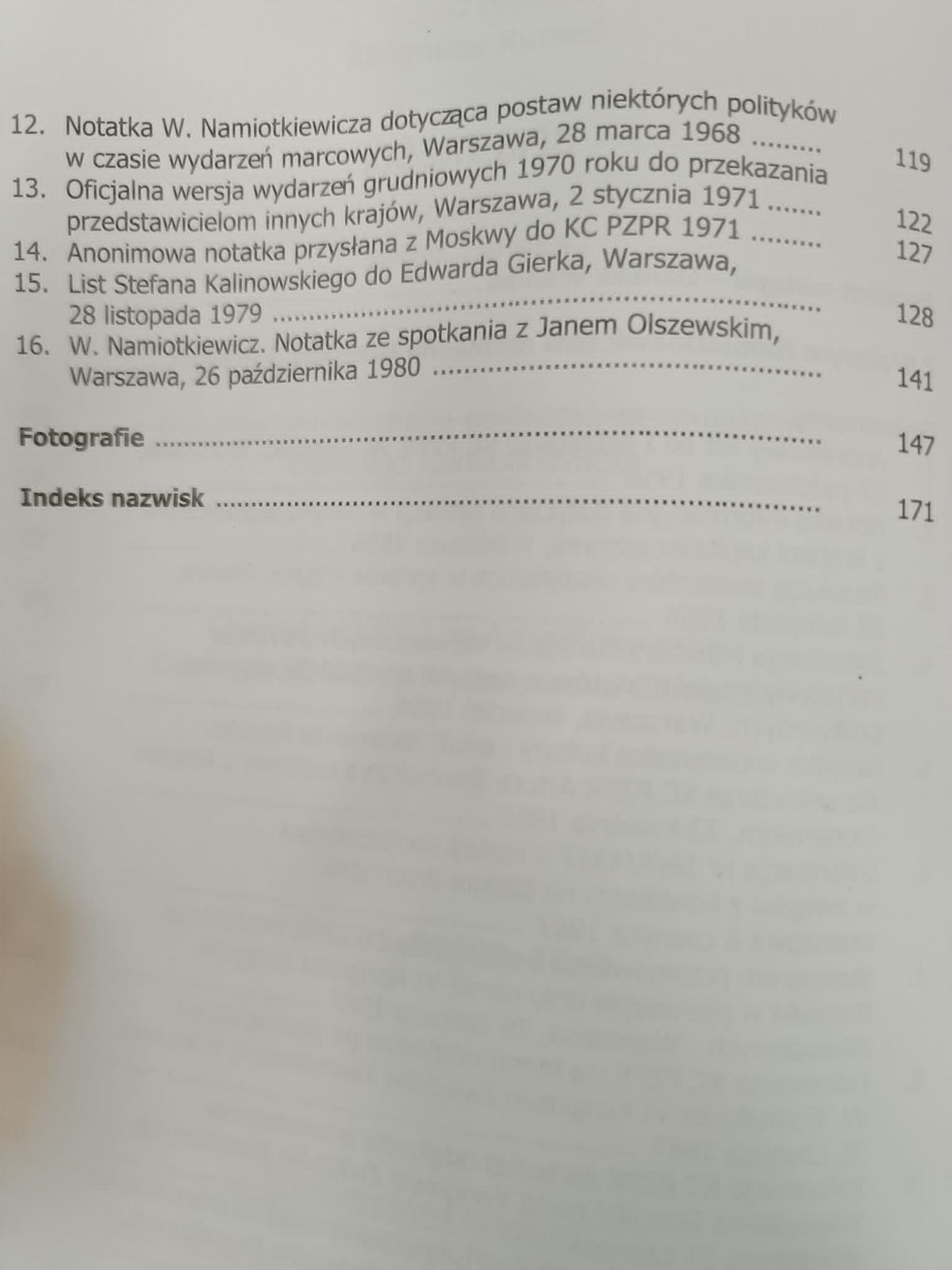 Byłem sekretarzem Gomułki, Walery Namiotkiewicz, Grzegorz Sołtysiak