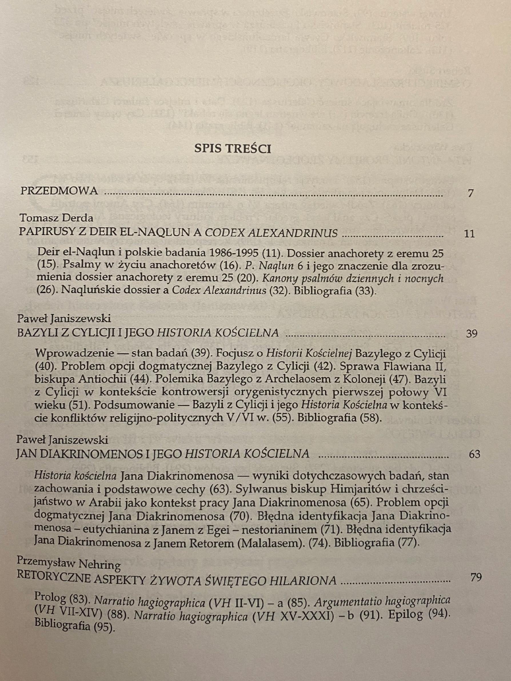 Chrześcijaństwo u schyłku starożytności Red. Tomasz Derda