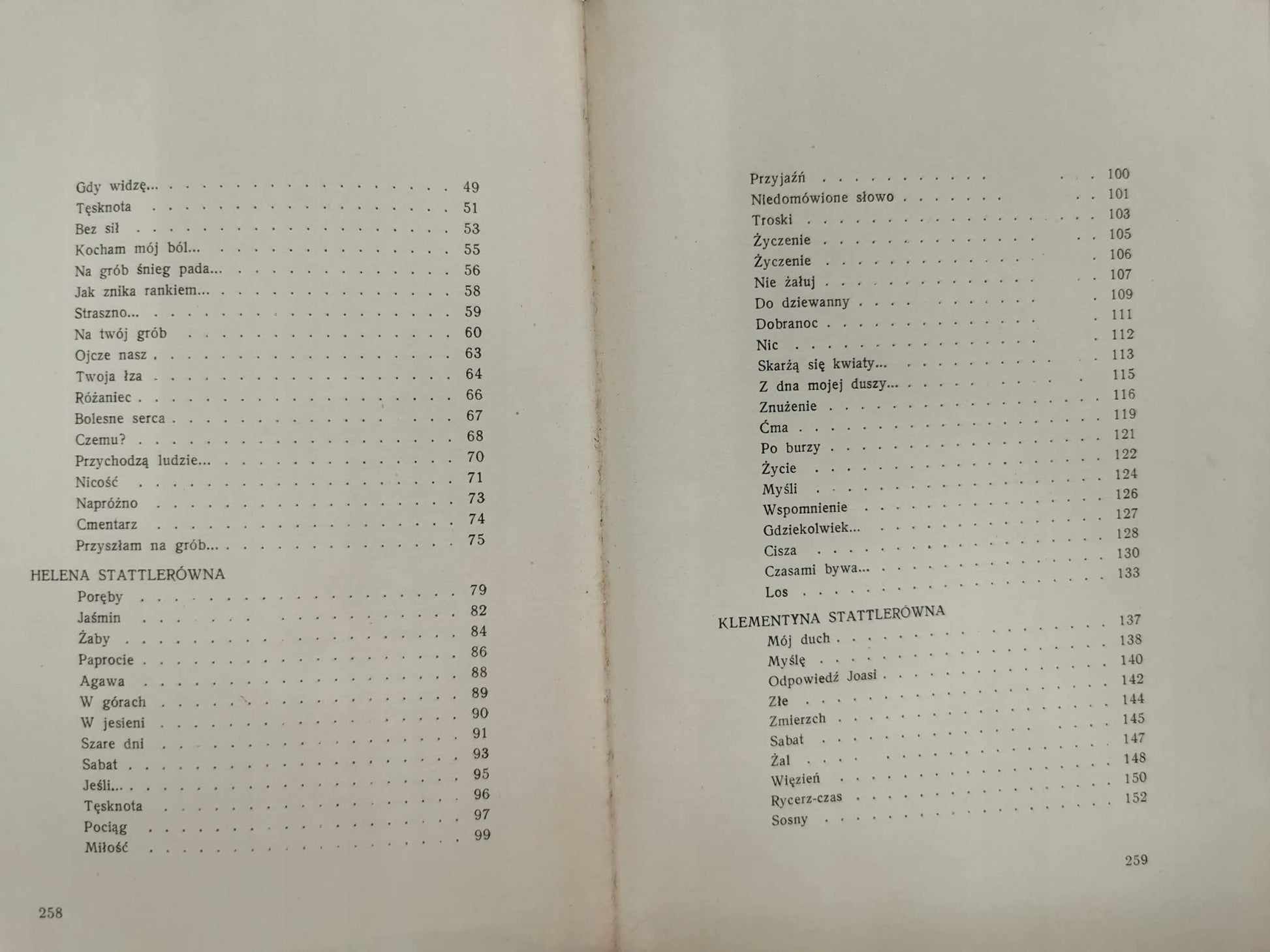 Poezye Cecylii, Heleny, Klementyny i Maryi ze Stattlerów [1903]