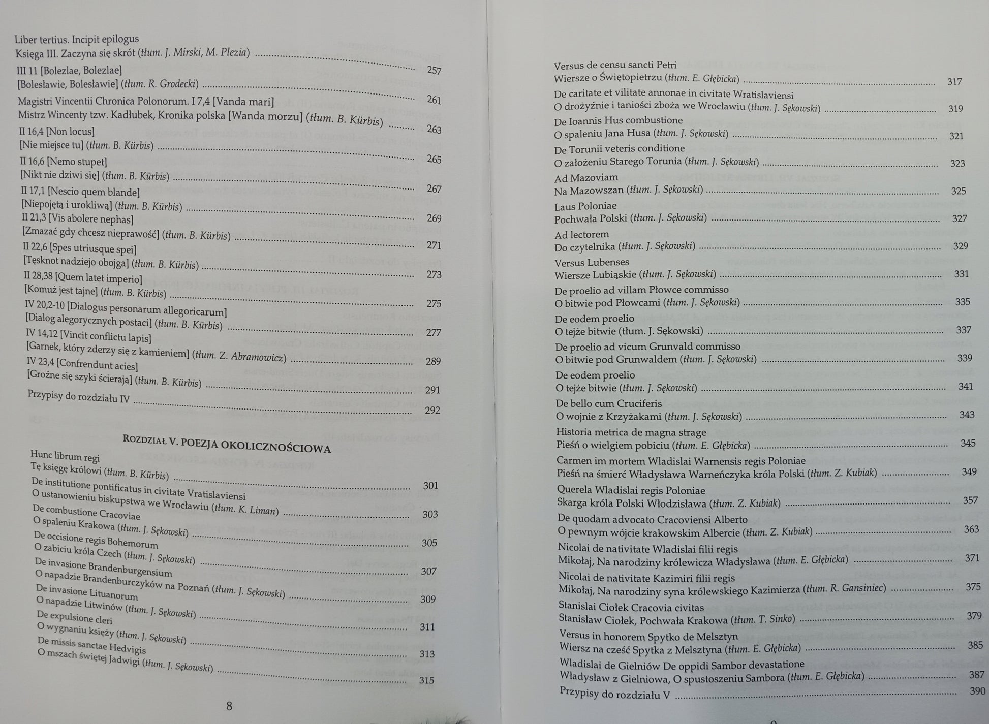 Antologia poezji łacińskiej w Polsce x2 Renesans, Średniowiecze [zestaw]