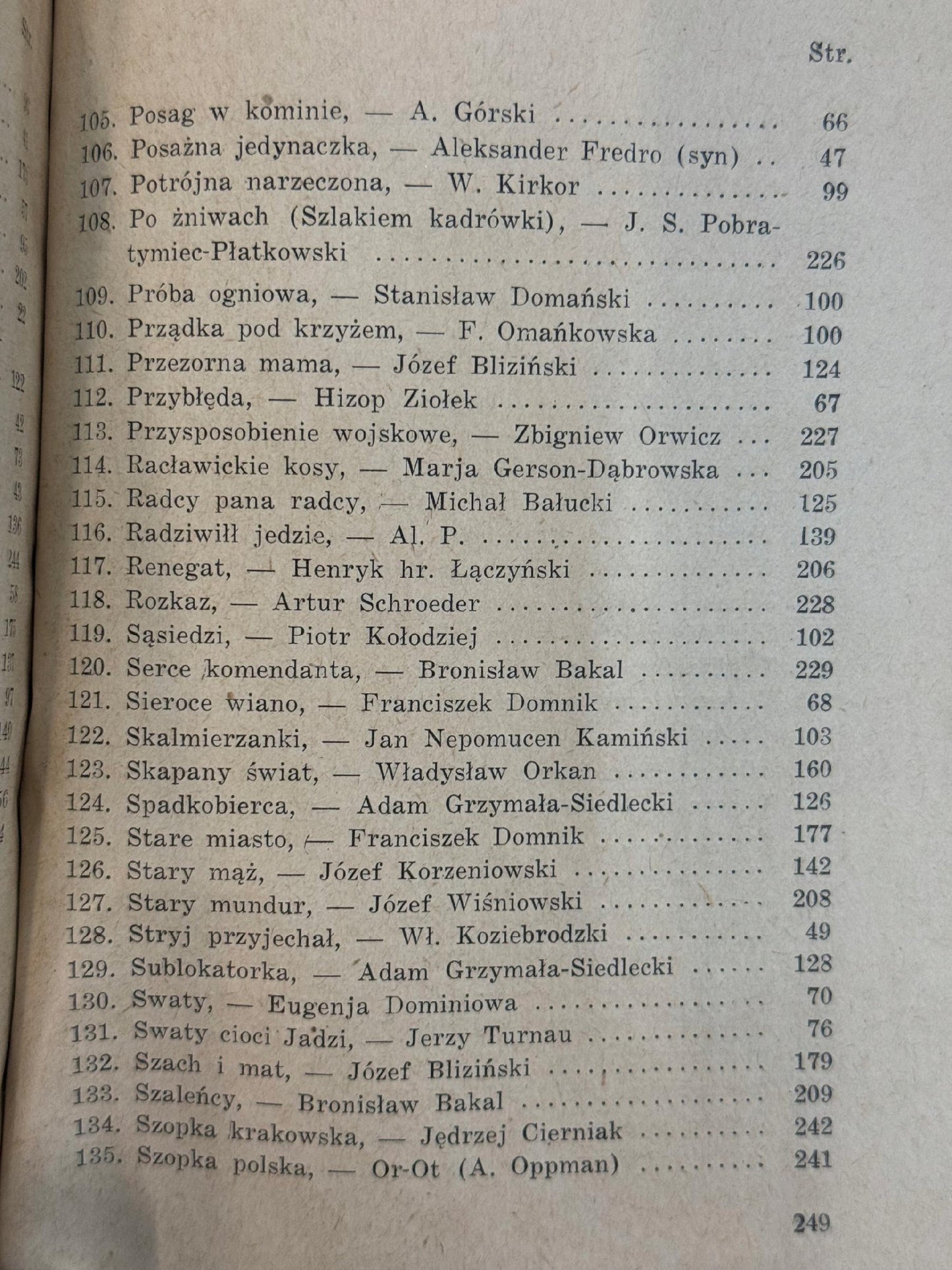 Rozumowany katalog sztuk teatralnych Jadwiga Turowiczówna [1932]