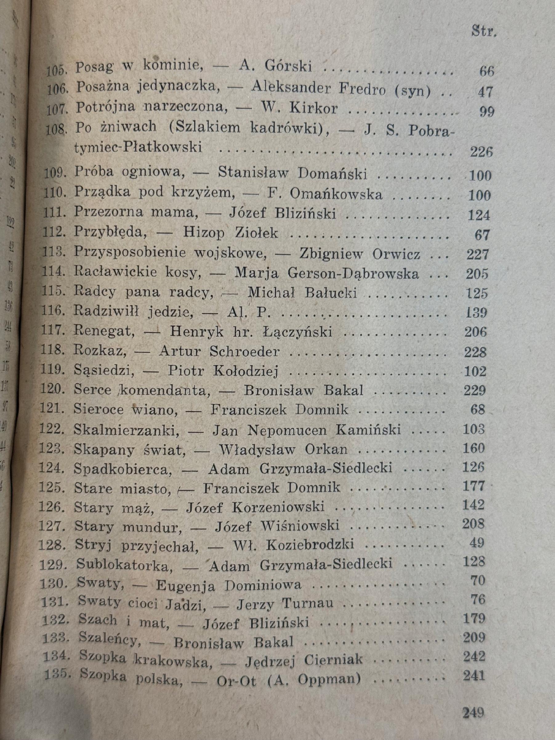 Rozumowany katalog sztuk teatralnych Jadwiga Turowiczówna [1932]