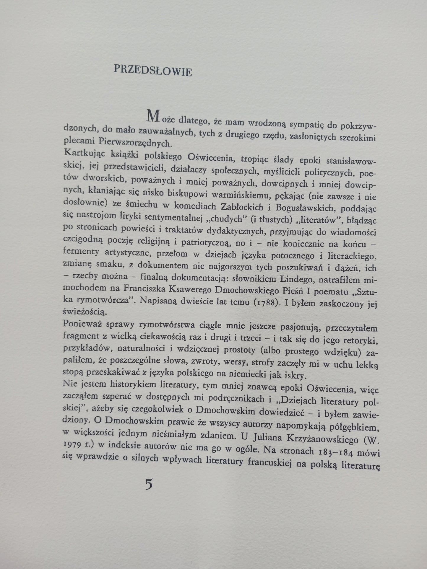 Sztuka rymotwórcza Franciszek Ksawery Dmochowski [nakład 300 egz.]