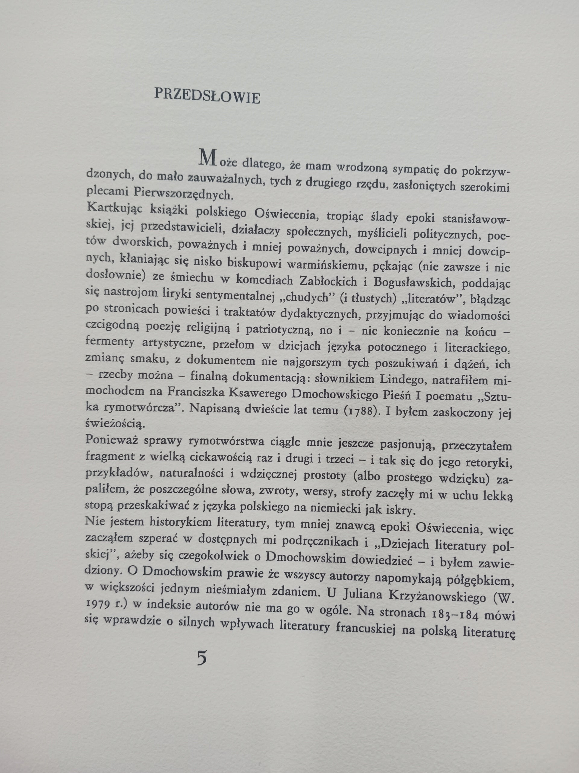 Sztuka rymotwórcza Franciszek Ksawery Dmochowski [nakład 300 egz.]
