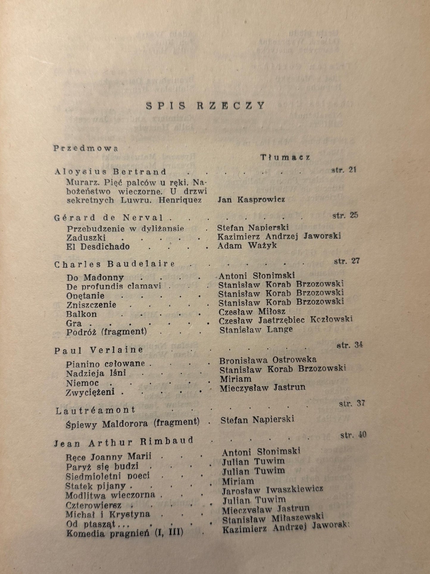 Antologia współczesnej poezji francuskiej Adam Ważyk [1947 r.]