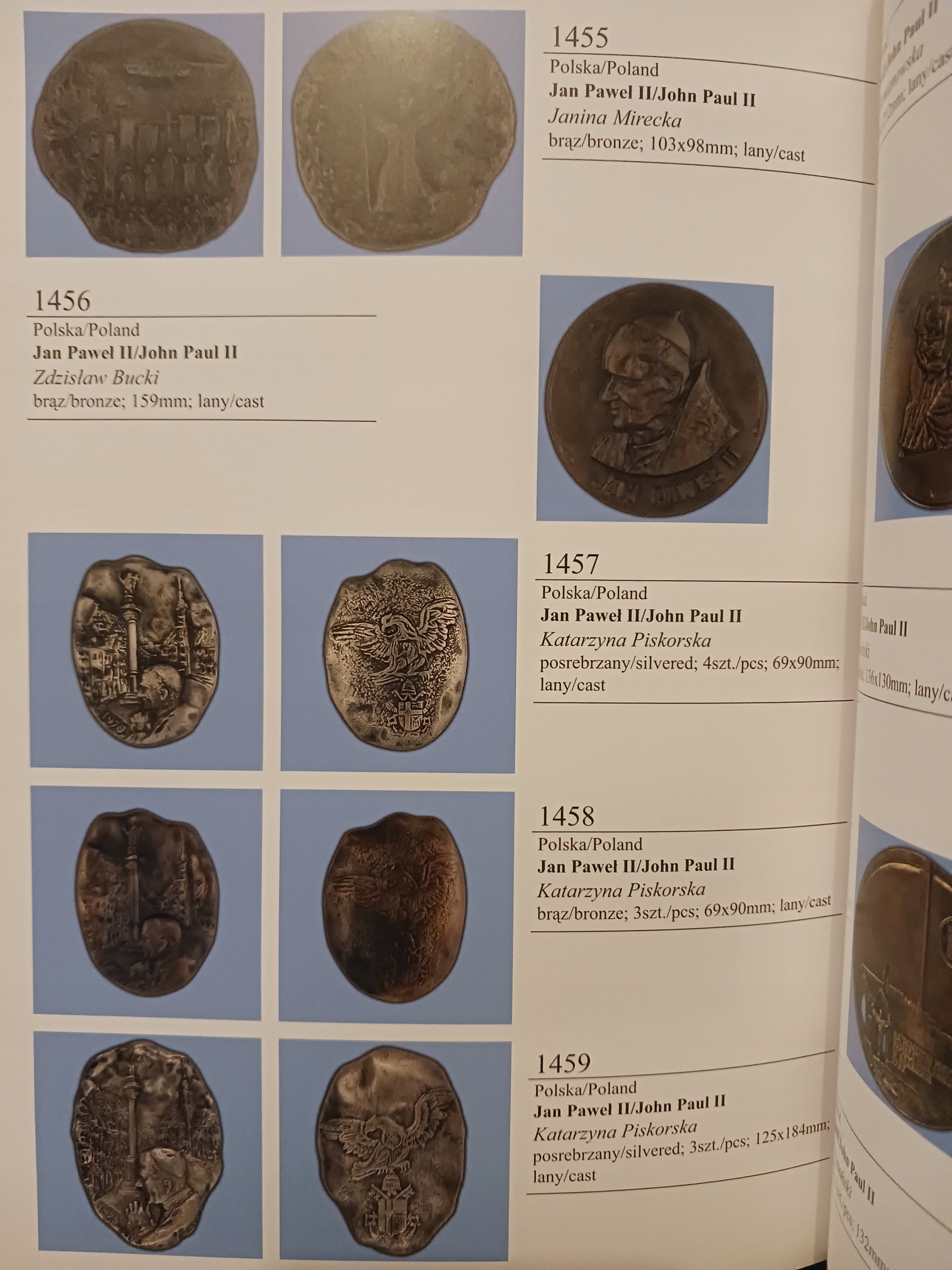 Katalog Wystawy Jan Paweł II na monetach i medalach świata Praca zbiorowa