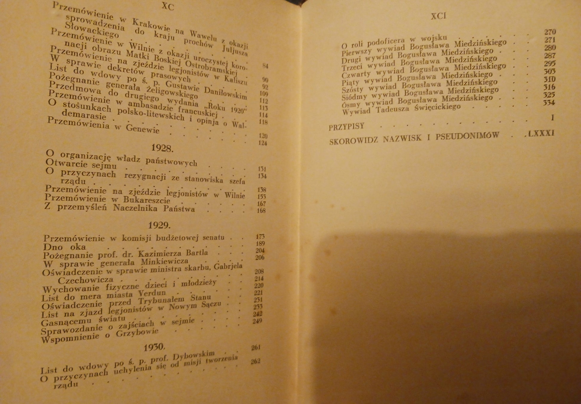 Józef Piłsudski Pisma-Mowy-Rozkazy Tom I, III, IV, VII, VIII + Przemówienia
