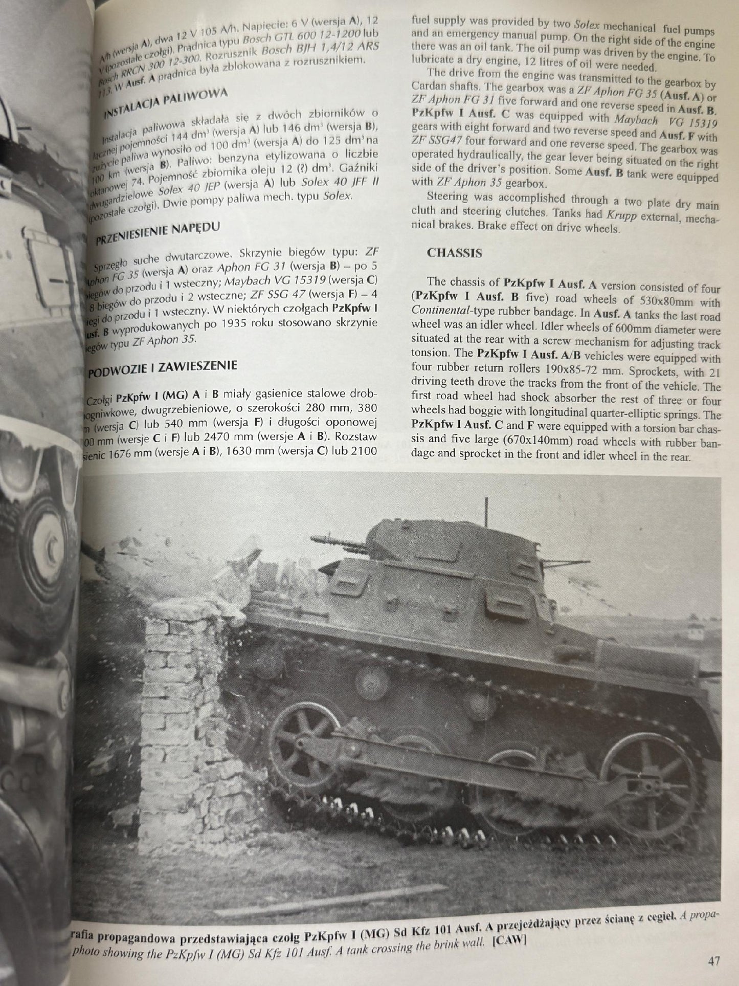 PzKpfw I vol.I Janusz Ledwoch