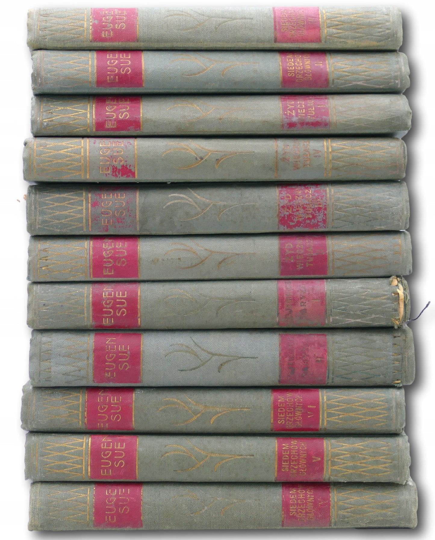 Zestaw 11 książek Eugeniusza Sue [1929]