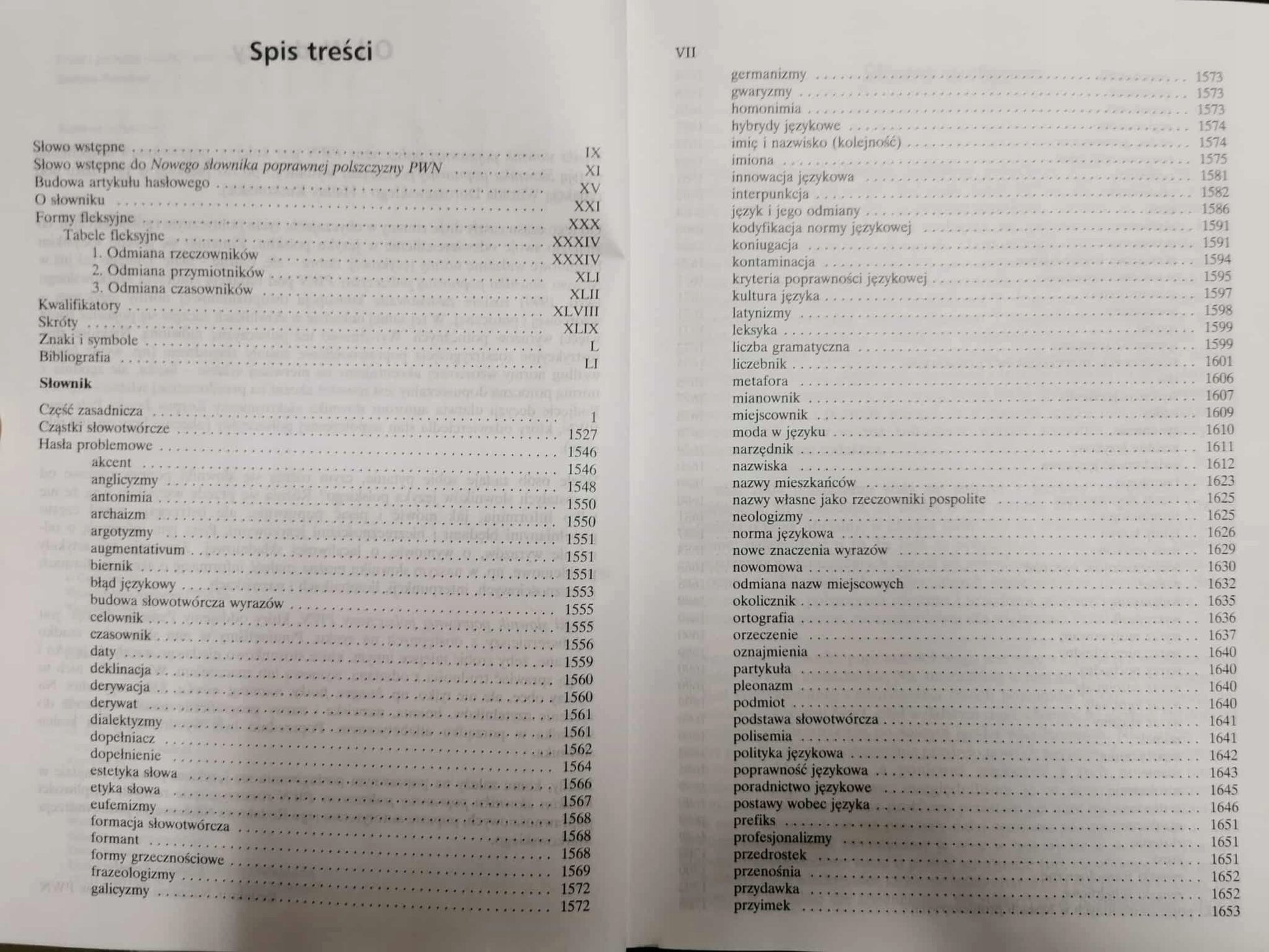 3 TOMY Wielkiego Słownika wyrazów PWN