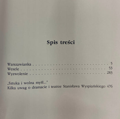 Stanisław Wyspiański Wesele i inne utwory Wydawnictwo Dolnośląskie