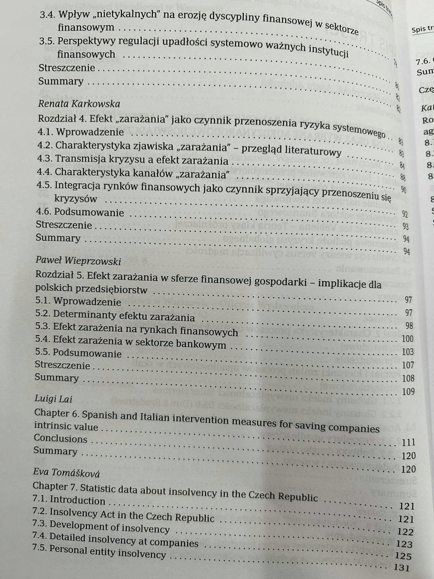 Upadłości, bankructwa i naprawa przedsiębiorstw. Wybrane zagadnienia
