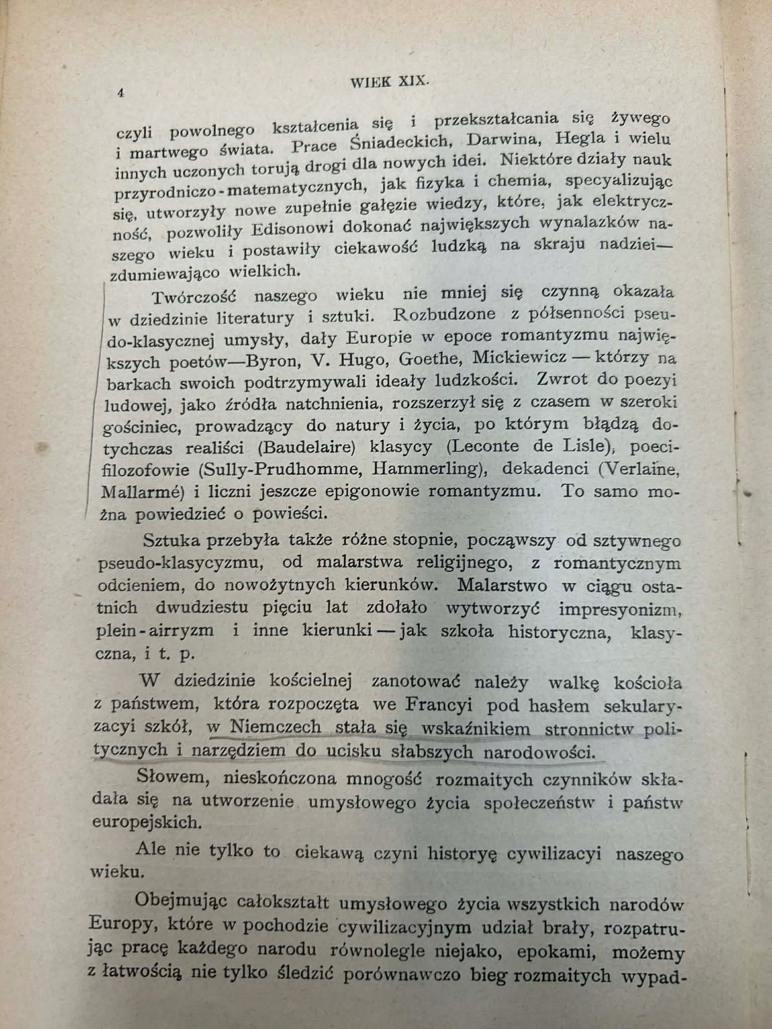 Wiek XIX Obraz ważniejszych wypadków... Tom 1-2 1895 r. oprawa J.F. Puget