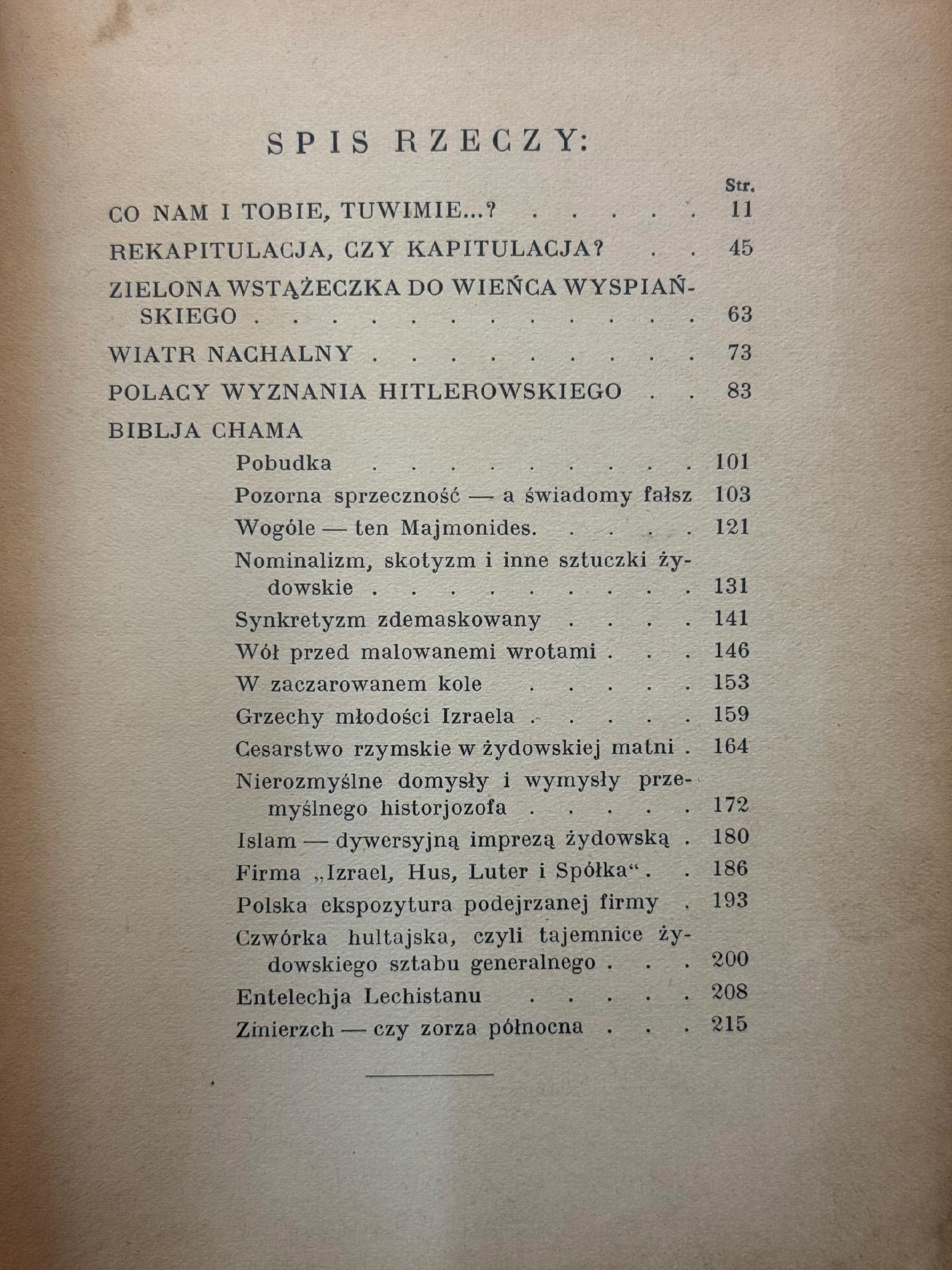 Asy czystej rasy Imber Samuel Jakub [Kraków 1934]