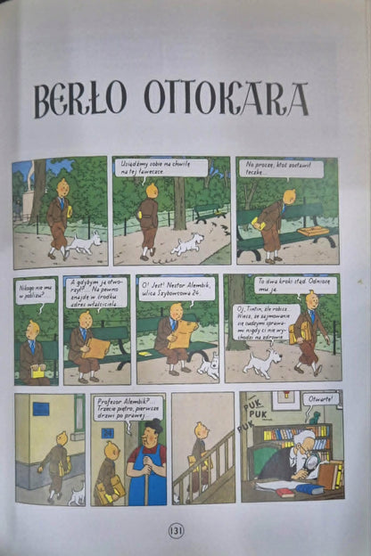 Przygody TinTina Pęknięte ucho, Czarna wyspa, Berło Ottokara Hergé