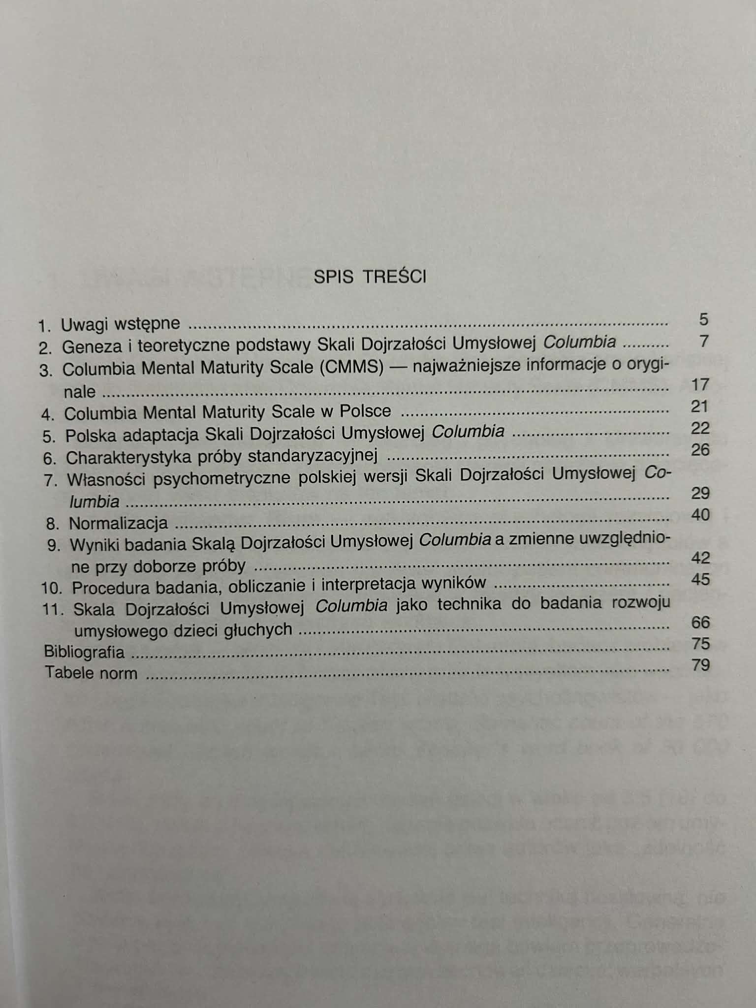 Skala dojrzałości umysłowej Columbia. Podręcznik - Anna Ciechanowicz