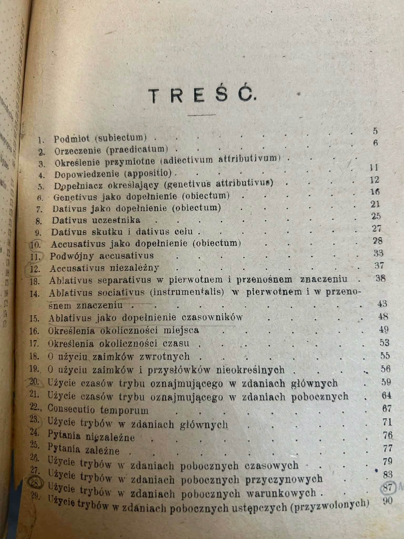 Gramatyka łacińska szkolna Część II: Składnia - A. Krasnowolski [1921 r.]