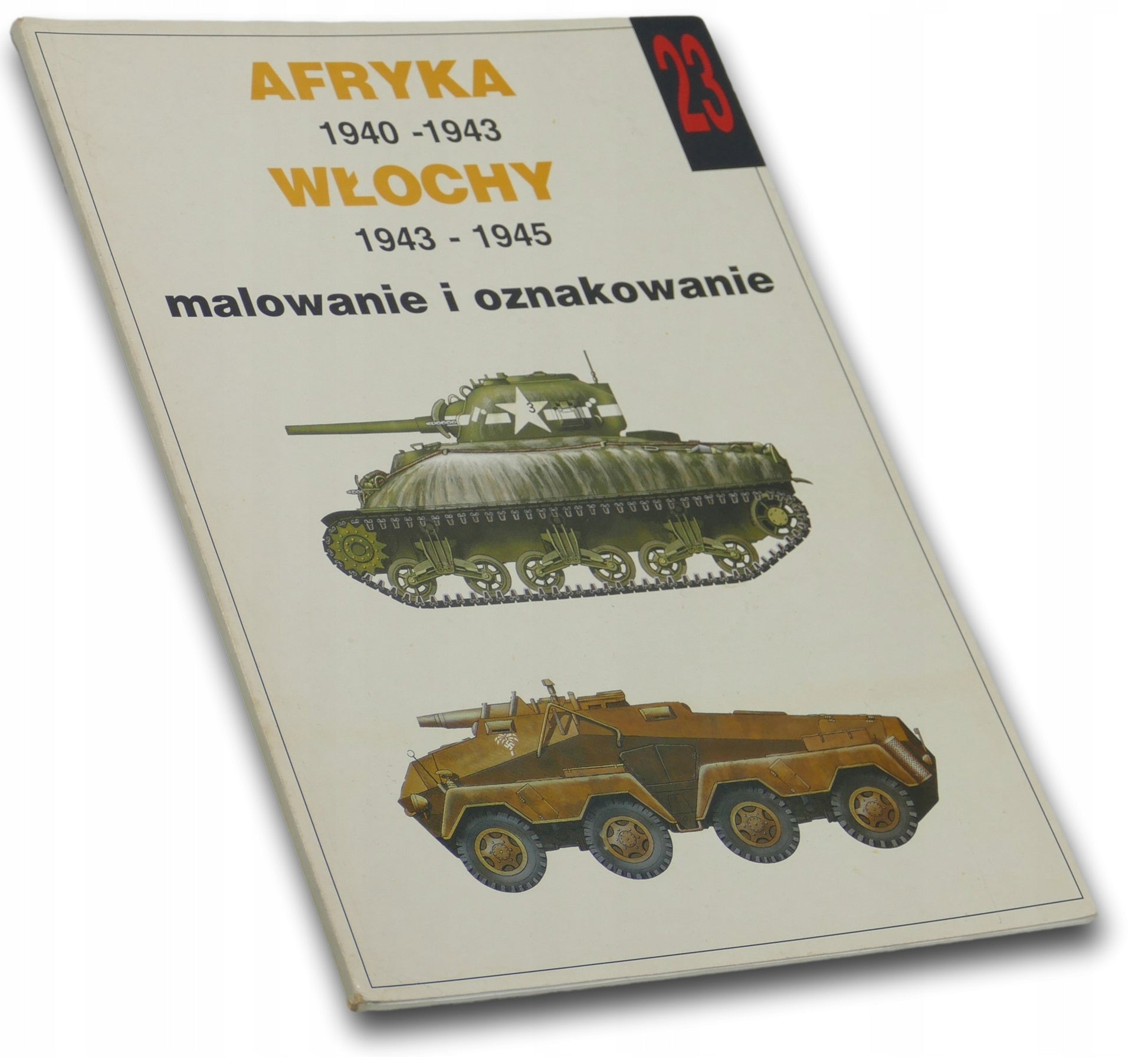Afryka 1940-1943, Włochy 1943-1945 malowanie i oznakowanie J. Ledwoch