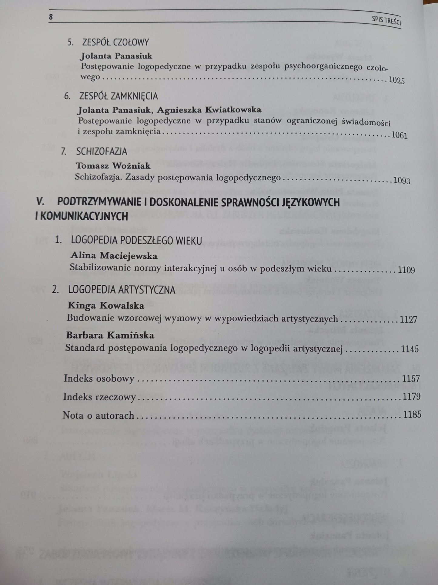 Logopedia. Standardy postępowania logopedycznego Praca zbiorowa