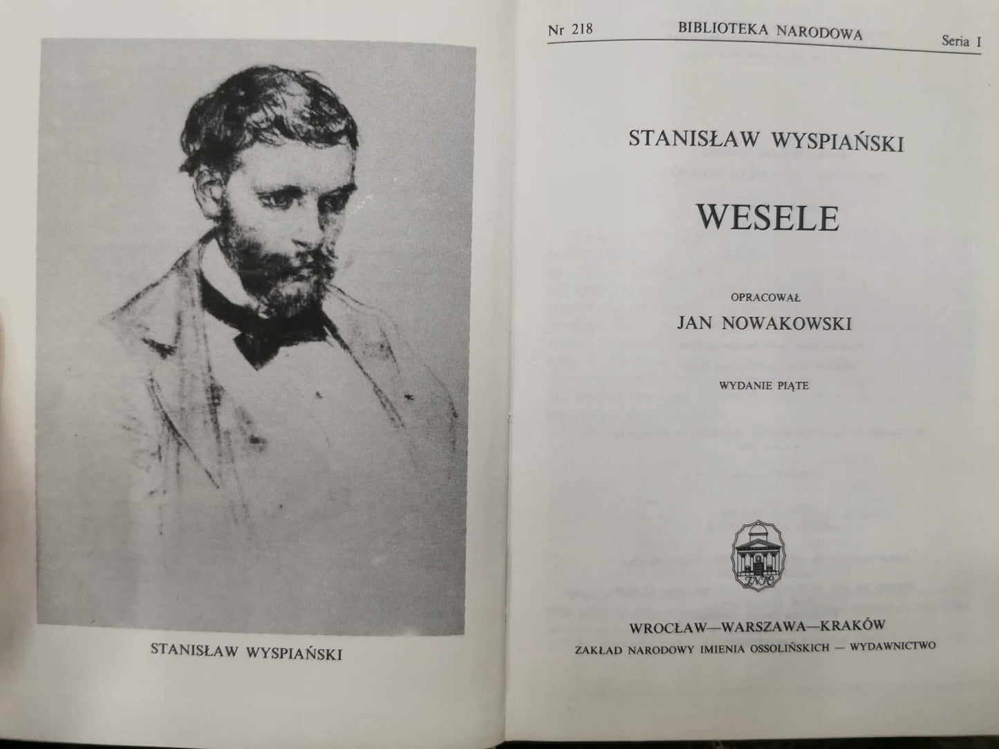 Wesele, Stanisław Wyspiański [Biblioteka Narodowa]