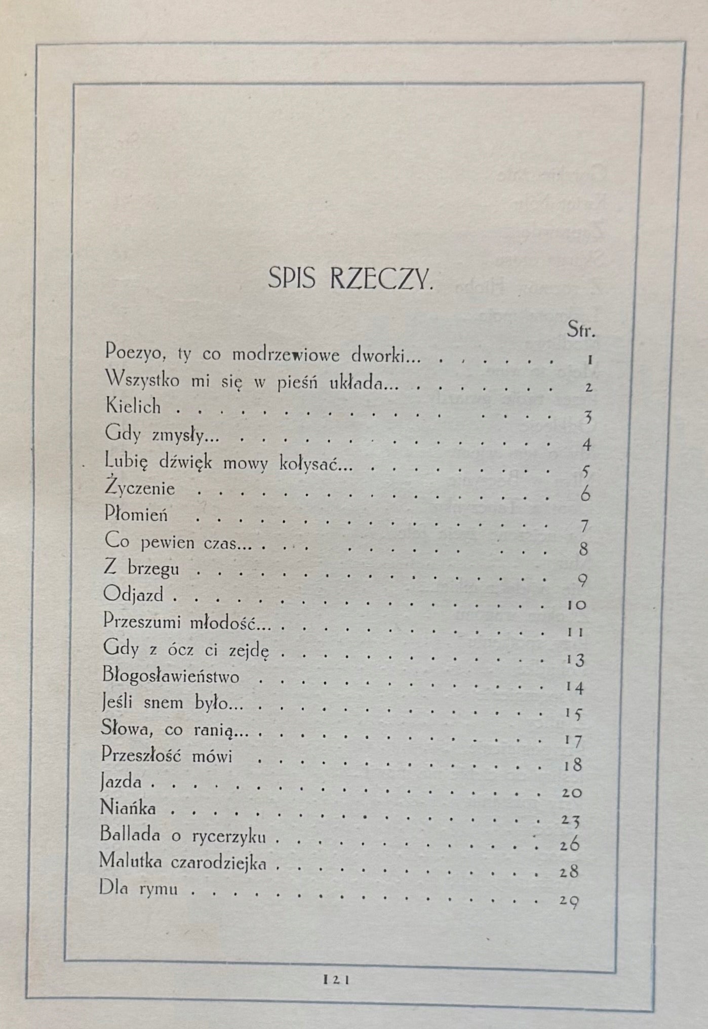 Wiosenne niebo Edward Leszczyński [1910][secesyjna oprawa]