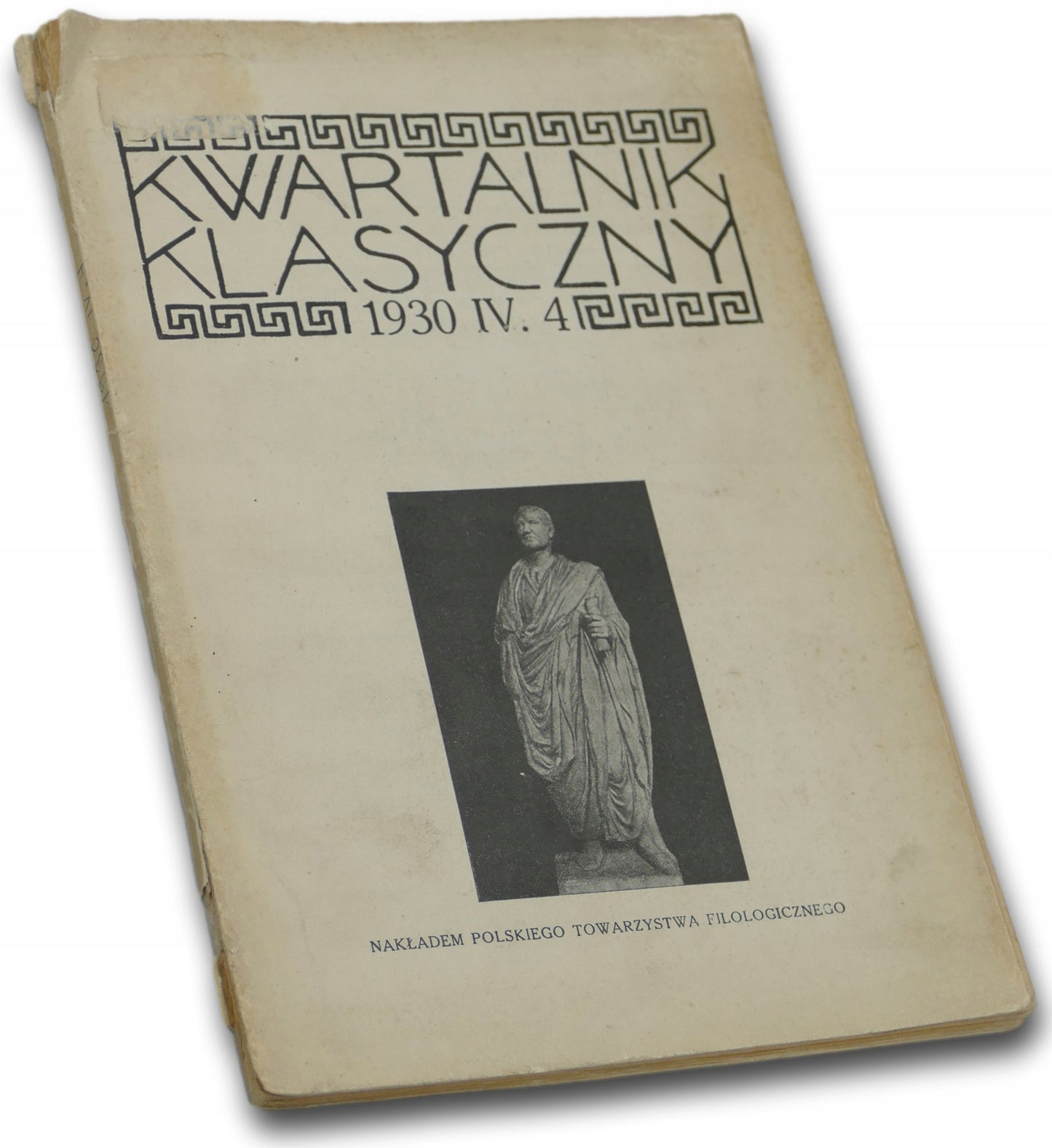 Kwartalnik Klasyczny 1930 IV. 4 [wydanie przedwojenne]