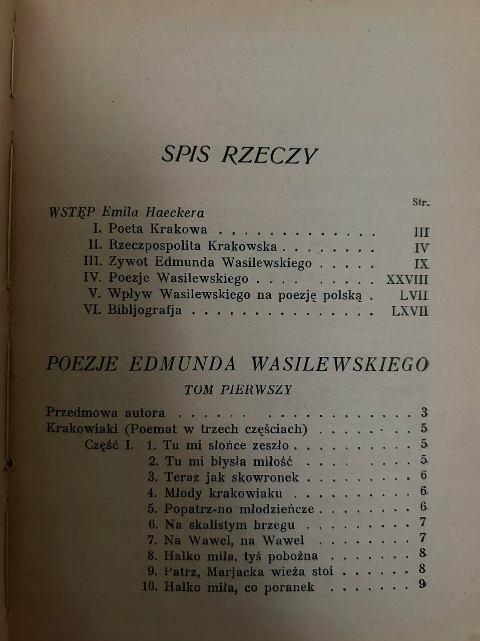 Poezje - Edmund Wasilewski [Biblioteka Narodowa, 1925 r.]
