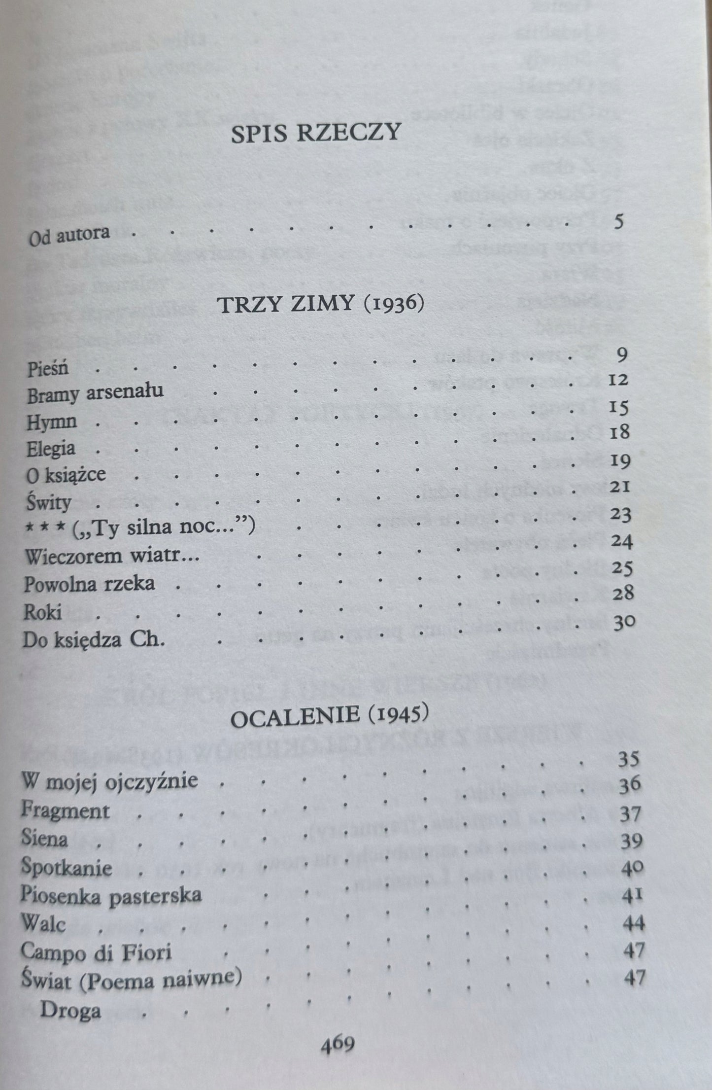 Wiersze wybrane Czesław Miłosz