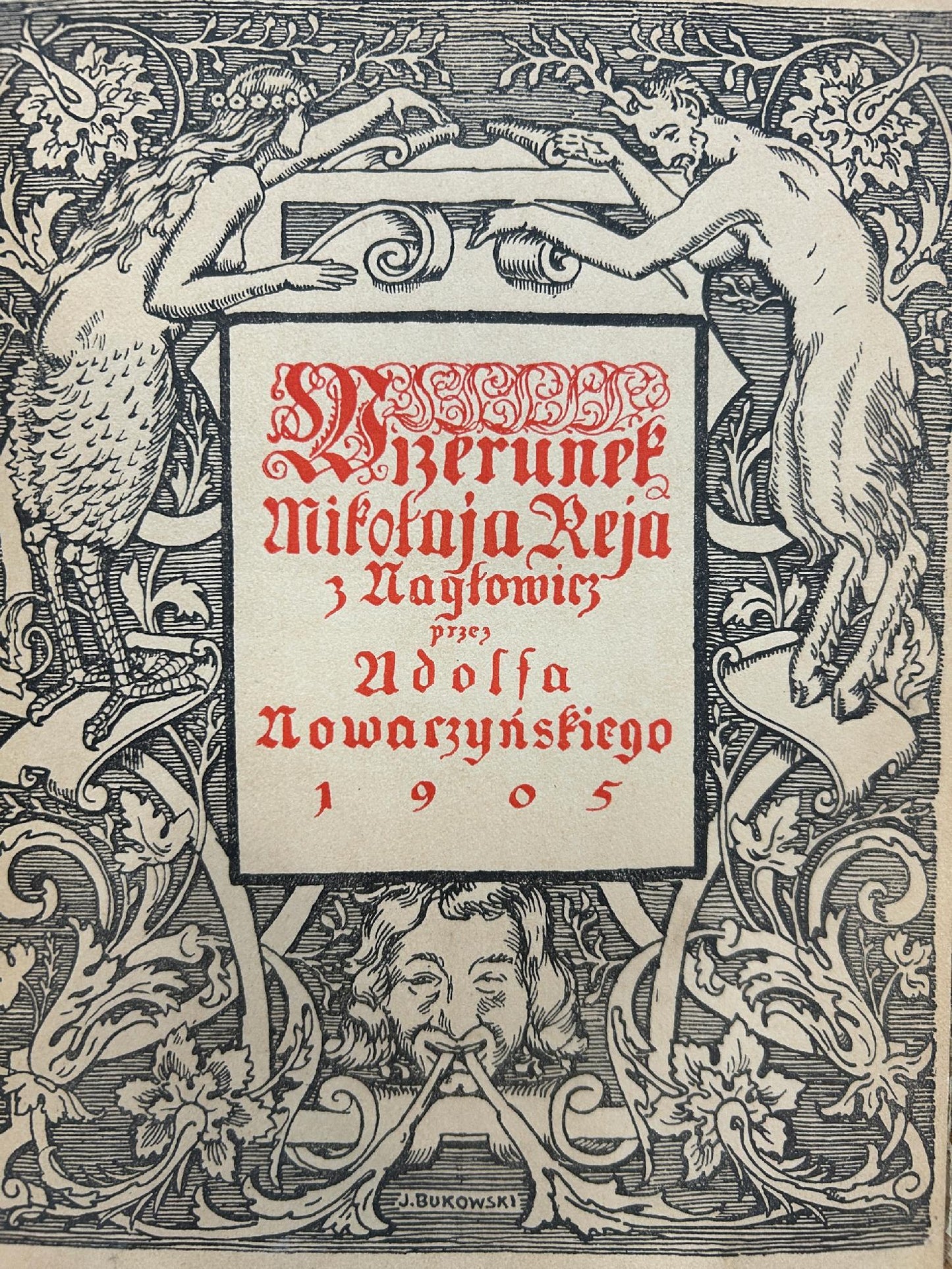 Wizerunek Mikołaja Reja z Nagłowicz - Adolf Nowaczyński [wyd. przedwojenne]
