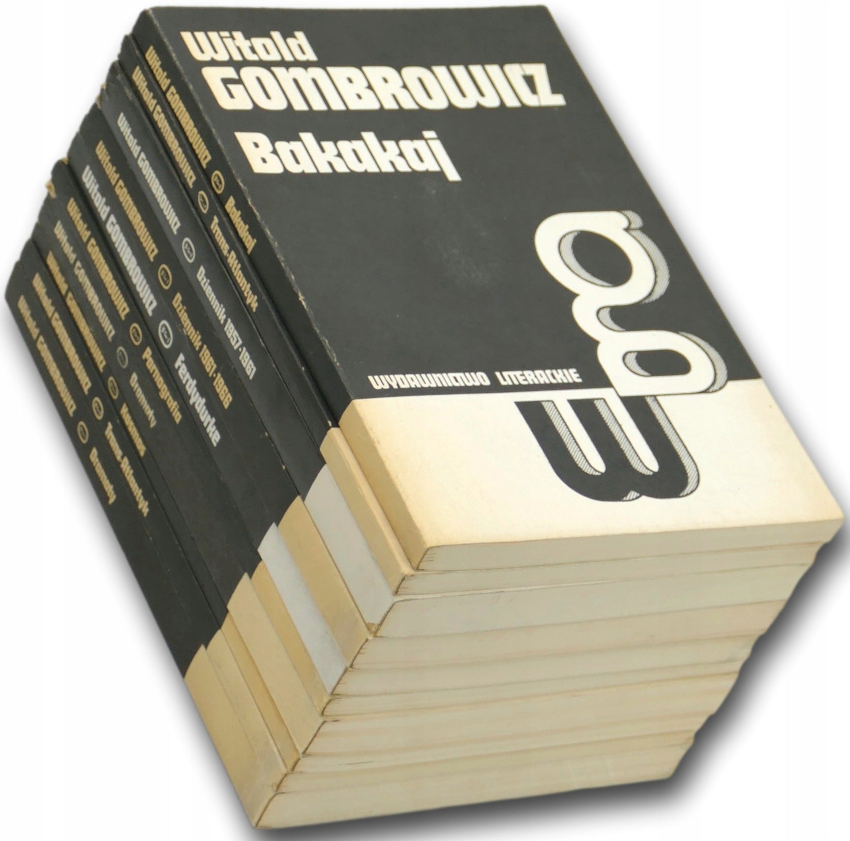 Zestaw 10 książek Witold Gombrowicz [Ferdydurke, Dzienniki, Kosmos i inne]