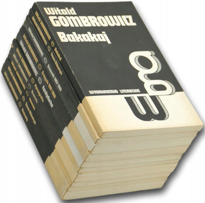 Zestaw 10 książek Witold Gombrowicz [Ferdydurke, Dzienniki, Kosmos i inne]