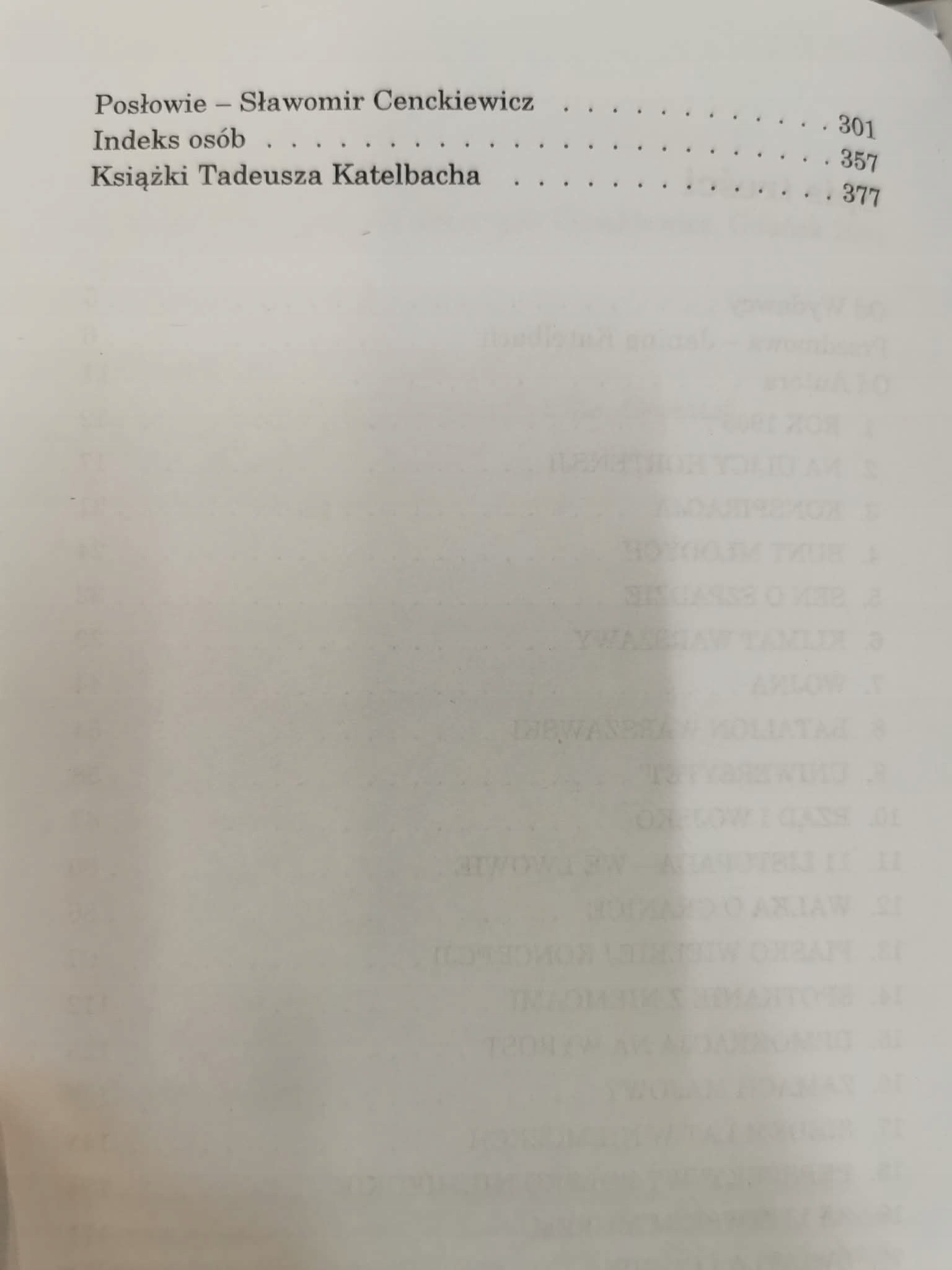 SPOWIEDŹ POKOLENIA, Tadeusz Katelbach