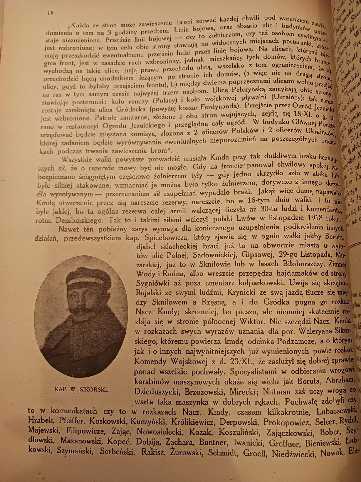 Listopad 1-22 XI 1918 we Lwowie J. Dunin-Wąsowicz