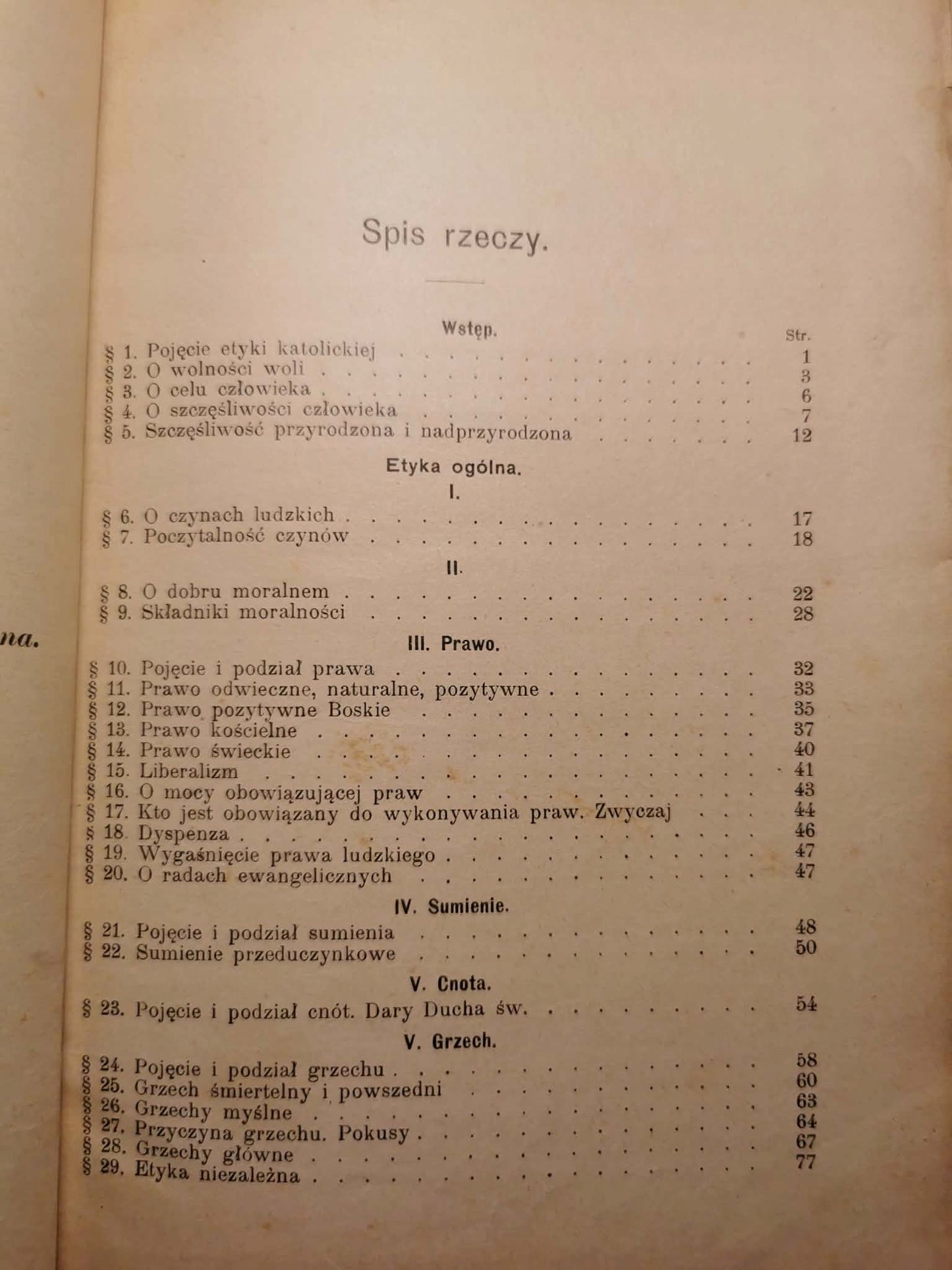 Etyka Katolicka, ks. dr. Karol Szczeklik [1907]