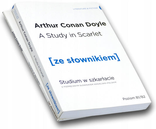 The Horror of the Height. + A study in scarlet, z podręcznym słownikiem
